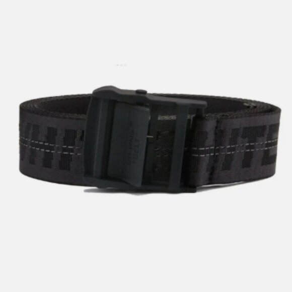 NWT OFF-WHITE Mini Logo Industrial Belt Black - Picture 1 of 13